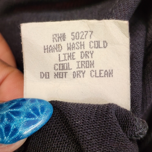 Carole Little Red Embellished Top, Size Large - Picture 9 of 9